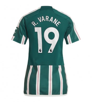 Maillot de foot Manchester United Raphael Varane #19 Extérieur Femmes 2023-24 Manches Courte